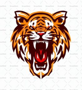 Brüllender Tiger